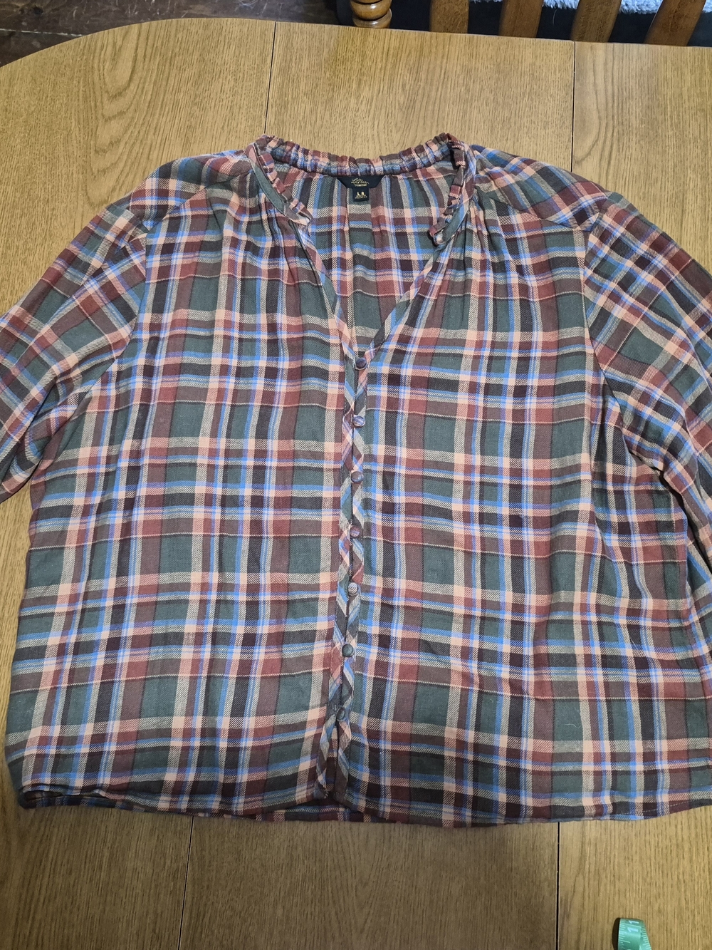 Autumn L.L. Bean Women’s Plaid Button-Down Shirt